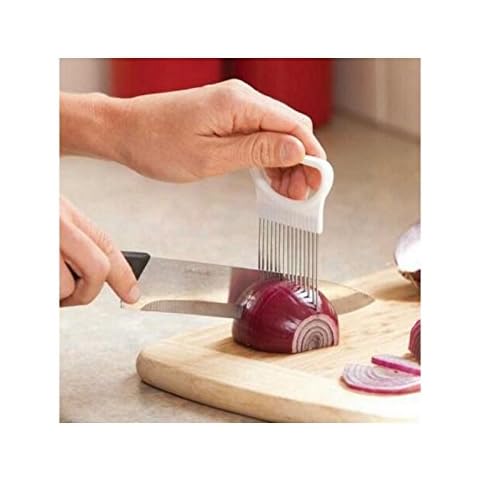Útil Artilugio de la cocina de la bifurcación de la cebolla del acero inoxidable Cover