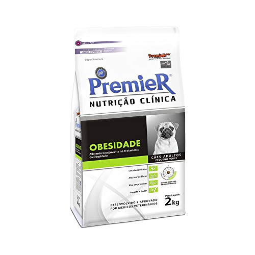 Premier nutrição clínica obesidade cães de pequeno porte 2kg Premier Pet para Todas Pequeno Todas as fases -