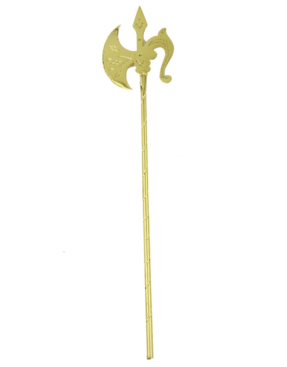 PLUS® Gold Finish Designer Ganpati Accessories For Parshu | Decoration For Ganpati Bappa-image-44