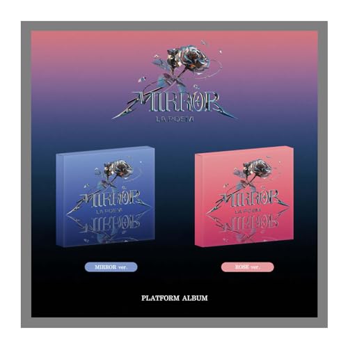 MIRROR LA POEM Album Platform Rose Version K-Pop photocard et carte QR