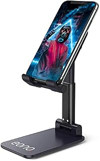 Amazon Brand  Eono Phone Stand for Desk, Foldable Adjustable Cell Phone Tablet Holder, Compatible with iPhone 14 Pro 13 12 Pro Max iPhone 12, Samsung Galaxy Note 21 S20, Kindle etc