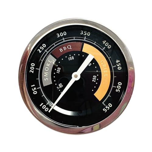 Temperature Test Meter Analog Oven Thermometers Round Roasting Temp Gauge Stainless Steeel Thermometers 50-250?/100-550?