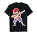 Dabbing Santa Christmas in July Boys Men Hawaiian Xmas Dab T-Shirt