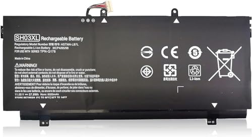 Batterie SH03XL pour réparer le manque d'autonomie du HP Spectre 13