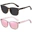 A9 Dark Tortoise/Grey+pink/Pink Mirrored (2 Pack)