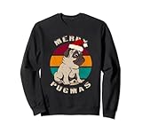Photo Gallery divertente natale buon pugmas pugging natale pug dog lover felpa Photo Gallery divertente natale buon pugmas pugging natale pug dog lover felpa