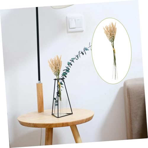 Ramo decorativo de espigas de trigo artificiales 2 piezas miniatura 6