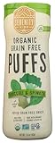 Serenity Kids 6+ Months Grain-Free Allergen-Safe Puffs for Toddlers & Babies - No Grains, Gluten, Nuts, Rice - Organic Veggies, Legumes, Olive Oil (1.5 Ounce - 1 Count) Broccoli & Spinach)