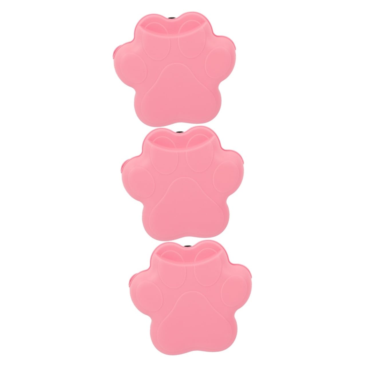 minkissy 3 Piezas Paquete De Bocadillos para Mascotas Golosina para Cachorros Bolsa De Silicona para Golosinas para Perros Portátil Rosa Bolsa De Comida Gel De Sílice