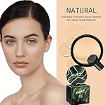 Mushroom Head Air Cushion CC Cream - BB Cream Foundation Makeup Moisturizing Concealer Long-Lasting, Cushion Foundation Full Coverage Self Adjusting for Mature Skin & All Skin Types (Natural) - Image 2