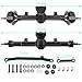 RCLIONS Aluminum Front&Rear Axles +4mm Extended with Carbon Fiber Shock Flex Blades for 1/24th Axial SCX24