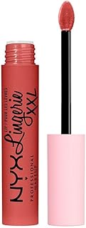 NYX PROFESSIONAL MAKEUP, Lip Lingerie XXL Matte Liquid Lipstick, Vegan Formula - 07 WARM UP (Red Rose)