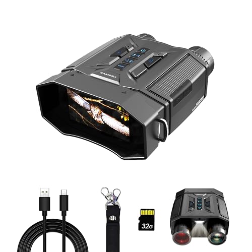 Night Vision Goggles for Adults, 8X Zoom, 3" HD Screen,