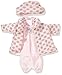 ALEXIA Collection - Ensemble Rose Robe Manteau et Bonnet (62020), Multicolore (1)