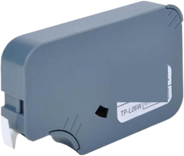 TP-L06W 6 ミリメートル X 8 メートル黄色ラベルテープカセット TP 60 66i 電子レタリングマシンと互換性