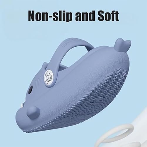 Shark Slides Kids, Boys and Girls Cloud Shark Slides, Non-Slip Open Toe Thick Sole Beach Pool Shoes Shower Shoes4