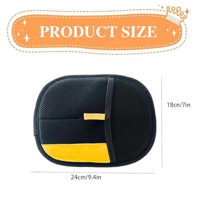 Pet Hair Remover Glove for Cats & Dogs, Pet Hair Remover Electrostatic Gloves, Reusable Double Sided Electrostatic Pet Hair Remover for Couch, Clothing, Carpet (1PCS)-mWFWHmxQ