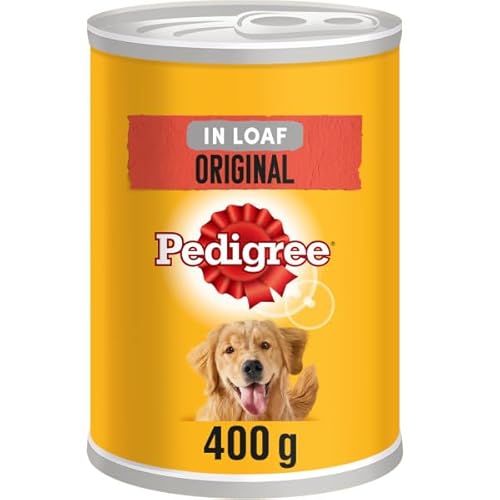 PEDIGREE Dog Tin Original in Loaf Dog Wet Food 12 x 400g Packs