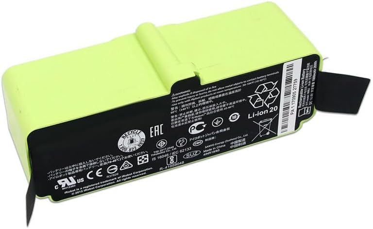 14.8V 6500mAh Iones de Litio Batería Repuesto de Compatible con For iRobot Roomba 600 700 800 900 Series 614 615 620 640 650 655 675 690 760 770 780 790 860 870 880 890 895 960 966 980 985
