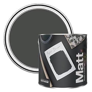 Rust-Oleum Colours Matt Emulsion Wall and Ceiling Paint - After Dinner 2.5L