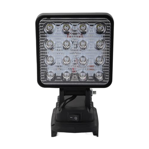 Reflector de trabajo LED con interruptor E/S y chasis de ABS resistente 6