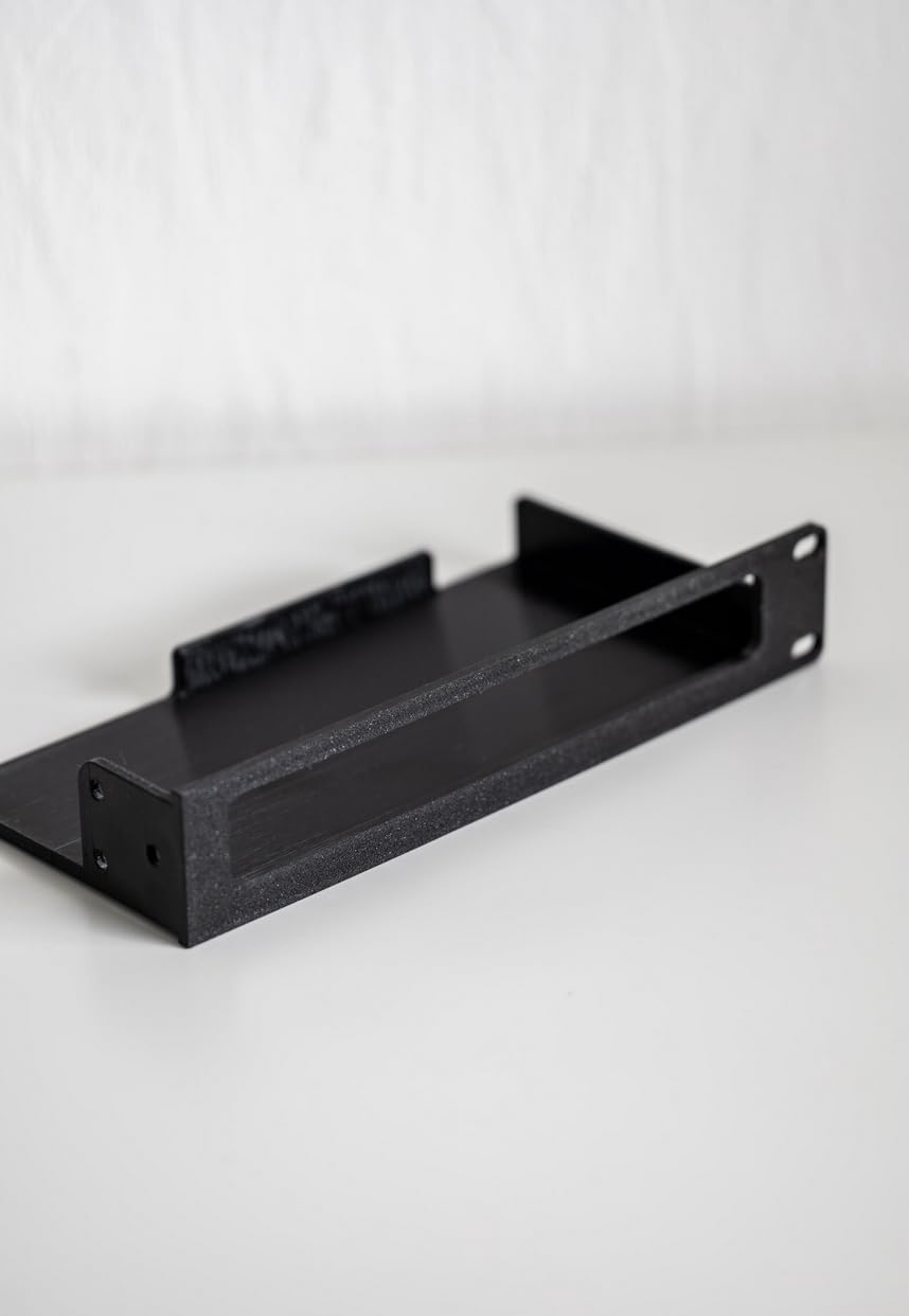 1U Support de montage en rack pour UniFi Flex 2.5G USW-Flex-2.5G-8 & USW-Flex-2.5G-8-PoE (196 W) – Compatible 10" et 19" (blanc, pour 2X USW-Flex-2.5G-8-PoE)