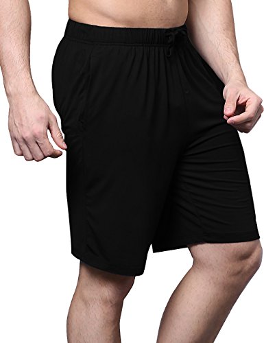 GYS Men's Bamboo Viscose Shorts, Soft Pajama Shorts with Pockets, Moisture-Wicking Casual Shorts Loungewear Sleep Bottoms2