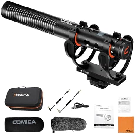 ショットガンマイク 高感度 無段階ゲイン