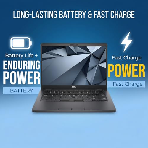 Image of Dell Latitude 5400 14-Inch 1920 x 1080 FHD Touch Screen Laptop, Core i7-8665U, 32GB DDR4 RAM, 1TB M.2 NVMe SSD, HDMI, Windows 11 Pro, Webcam, Business Laptop (Renewed)