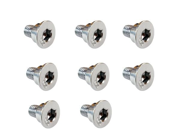 Brake Rotor Screw Set (4 Pack or 8 Pack) for BMW Vehicles | OEM# 34-21-1-161-806 | Heavy Duty (8 Pack)