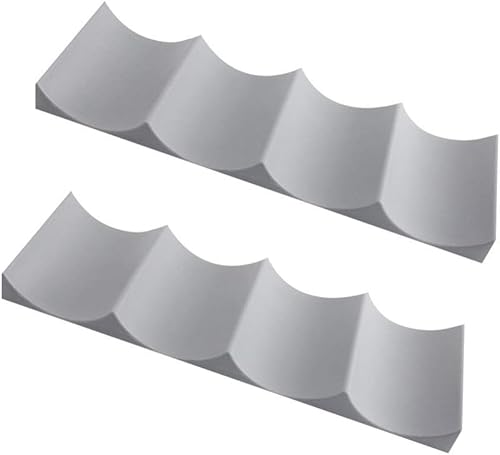 Miniatura 7 de Cabilock Estantes de plástico para vino, 2 unidades, estante de vino de plástico europeo, alfombrilla de exhibición de botellas de agua, soporte de