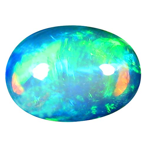 Opale arc-en-ciel naturelle de 2.60 ct, une gemme ovale de prestige