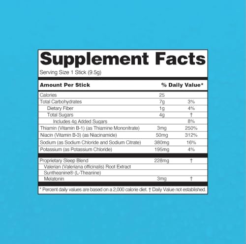 Liquid I.V.® Hydration Multiplier® +Sleep - Blueberry Lavender - Electrolyte Powder Drink Mix Packets | Convenient Single-Serving Sticks | Non-GMO | 10 Servings (Pack of 1)