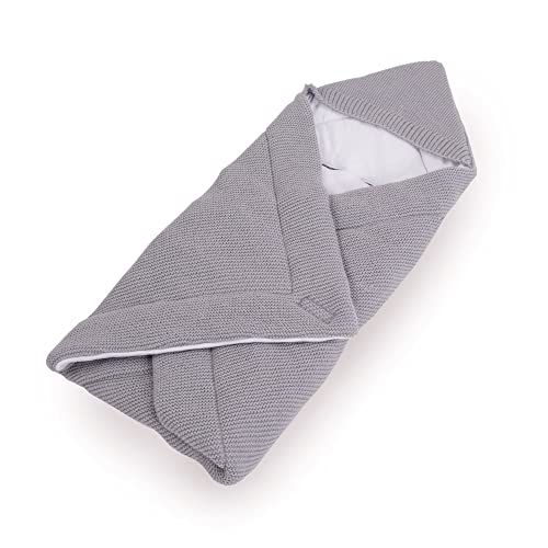 Hivia Babyschalen Decke 90x90cm - Gepolsterte Einschlagdecke Für Kinderwagen & Autositz