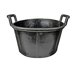 Color negro WOLFPACK 10010012 Espuerta Goma Carbonera Numero 3 30 Litros