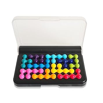 WireScorts IQ Fit Game for Kids, Travel Friendly Games for Kids, 120 Challengs Puzzle Game - IQ Fit Game - image, photos