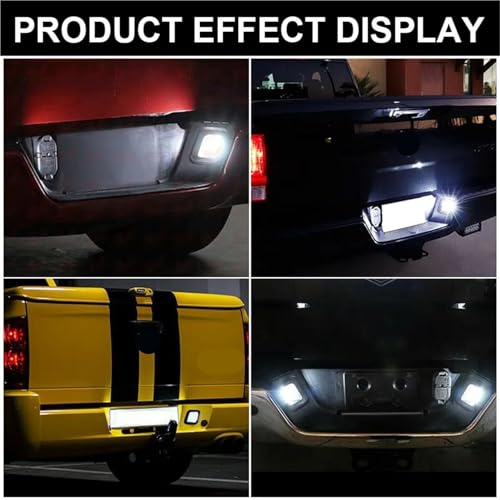 Luces matrícula blancas para solucionar fallos de iluminación trasera en Dodge RAM 7
