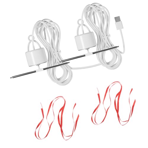 Gissroys Gancho retráctil USB Fan para restaurantes de protección alimentaria, mercado, camping, solución antimosca silenciosa, para colgar insectos de cable retráctiles