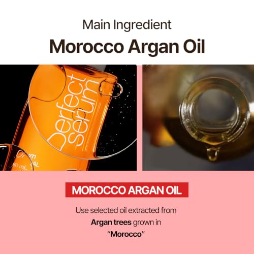 Image of Mise En Scene Perfect Super Rich Serum with Argan Oils - Hair Essence for High Nutrition Intensive Care, Korean Hair Oil, 2.70 fl. Oz