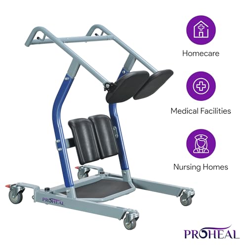 ProHeal Stand Assist Lift - Sit to Stand Standing Transfer Lift - Fall Prevention Patient Transfer Lifter for Home Use and Facilities - 500 Pound Weight Capacity - Thumbnail 6