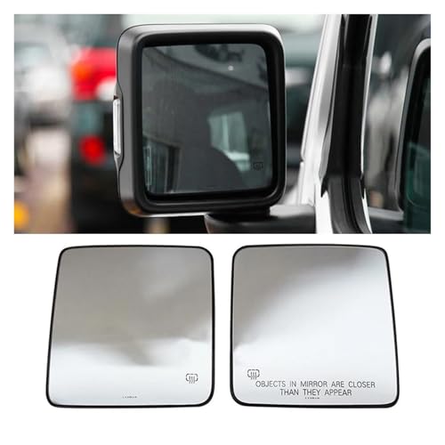 Verre de rétroviseur chauffant pour Jeep Wrangler et Gladiator 2018-2021 - 3