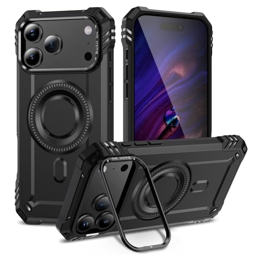 Coque rigide iPhone 17 Pro Max noire résout les chutes avec son support en silicone