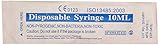 Electronix Express 71LSC10CC Plastic Syringe Sterile Disposable Luer Slip Tip, 10 cc/mL, 0.33 fl. oz. Capacity (Pack of 100)