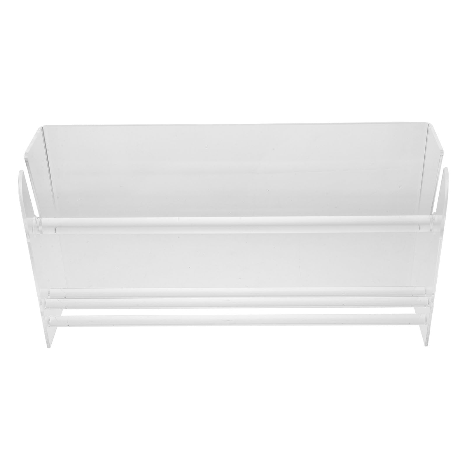 Tofficu Distributeur D'autocollants Réglable en Acrylique Léger pour Organiser Rouleaux D'étiquettes, pour Bureaux et Salles de Classe