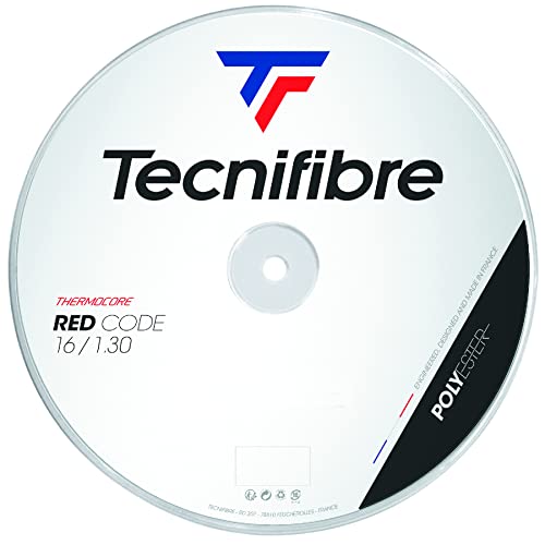Tecnifibre Bobine 200M-PRO REDCODE 1.30 - Cordón de Tenis para Adulto, Unisex, Rojo, único Cover