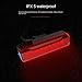 TKOWTB 1200MAh LED Taillight Bicycle Rechargeable Rear Light Bicycle Safety Warning Light Bike Rear Tail Light Cycling Parts