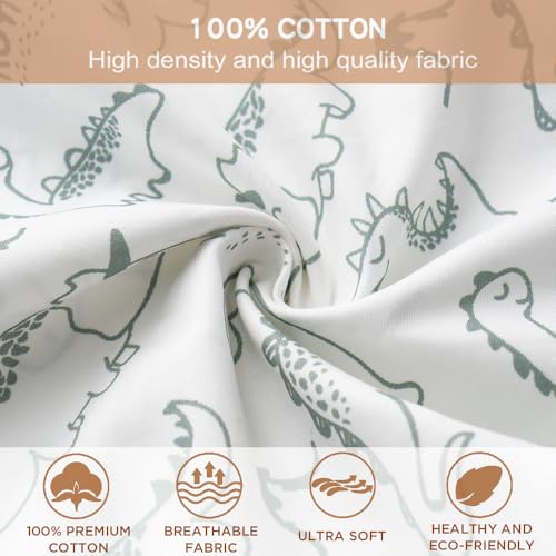 Image of Bunnikins & Clover Toddler Pillows with Pillowcase, 13 inchx18 inch Soft Cotton Kid Pillows for Sleeping, Bedding Small Pillow for Boys and Girls Aged 2-5 Years