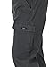 Wrangler Authentics Mens Relaxed Fit Stretch Cargo Casual Pants, Anthracite Twill, 42W X 30L US