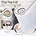 Shazo 2 Pack (6.3L / 213OZ) EXTRA Large Airtight Food Storage Cereal Containers for Bulk Food Storage BPA-Free Plastic Container, Pantry Organization and Canister for Rice, Pasta, Sugar & Flour