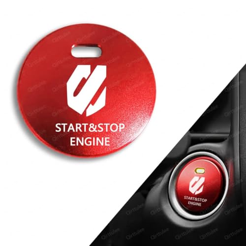 アルファード イグニッション スイッチ プッシュ アルファード 20系 30系 40系 エンジンスタート ボタン アルミ カバー アルミニウム合金製(アルファード,レッド)